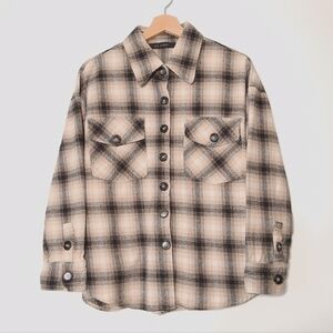 Blu Pepper Shirt plaid button front collared